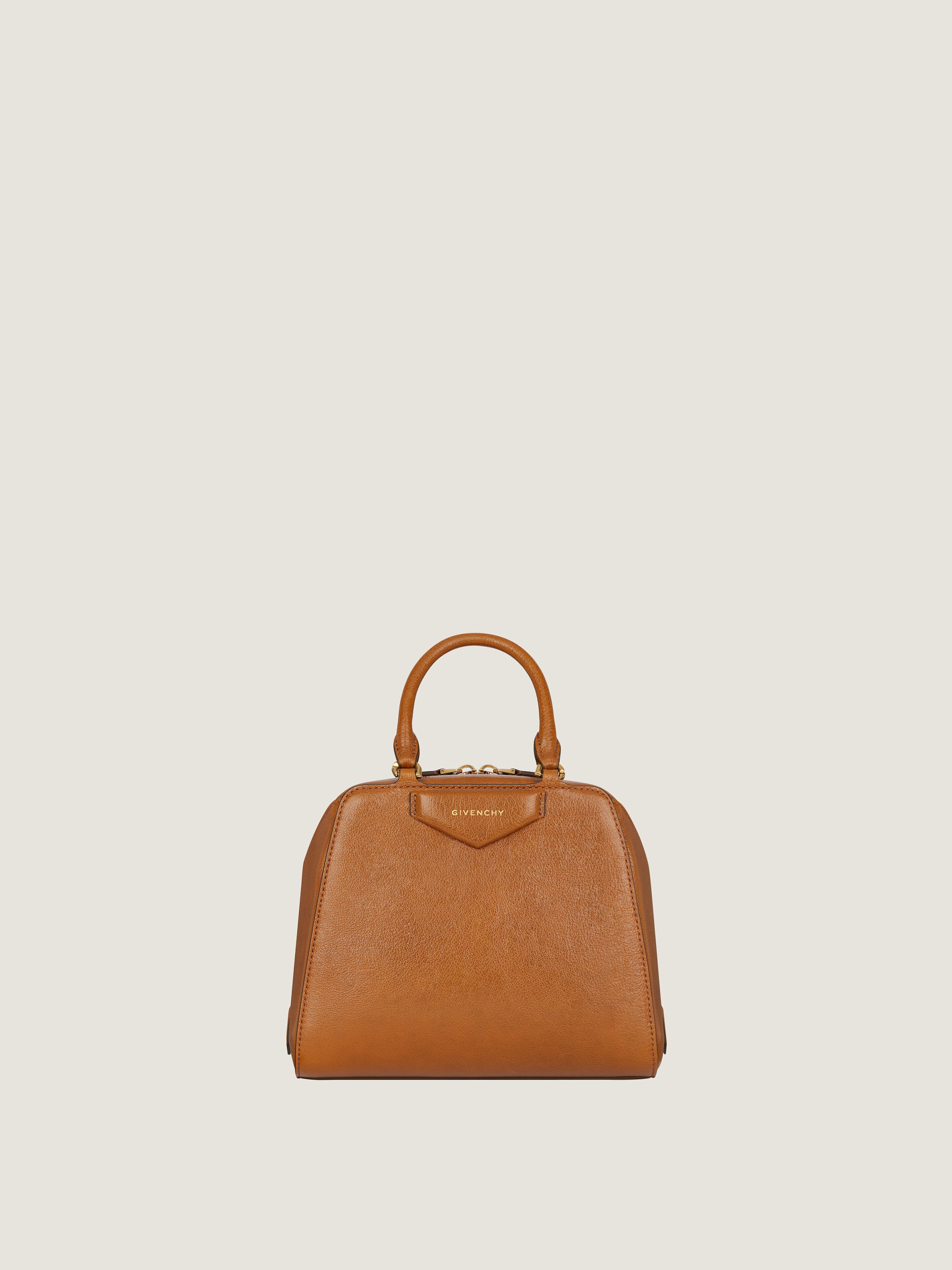 Mini Antigona Cube bag in leather
